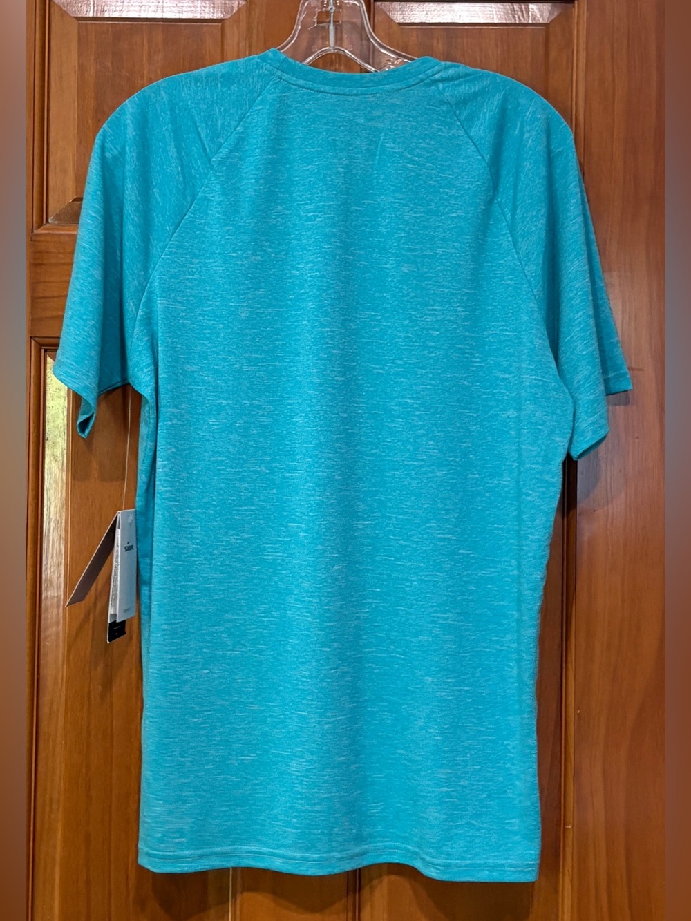 Nike Menβs Teal Heather Dri-FIT Short Sleeve Tee - Picture 3 of 9